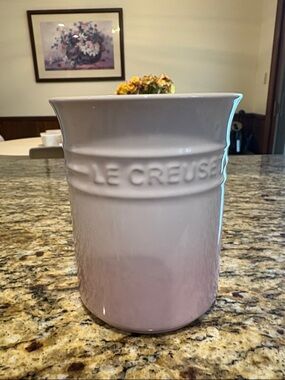 Le Creuset Stoneware 1L Utensil Crock, Shell Pink